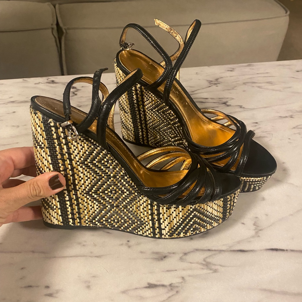 Bcbg Platform Pattern Wedges